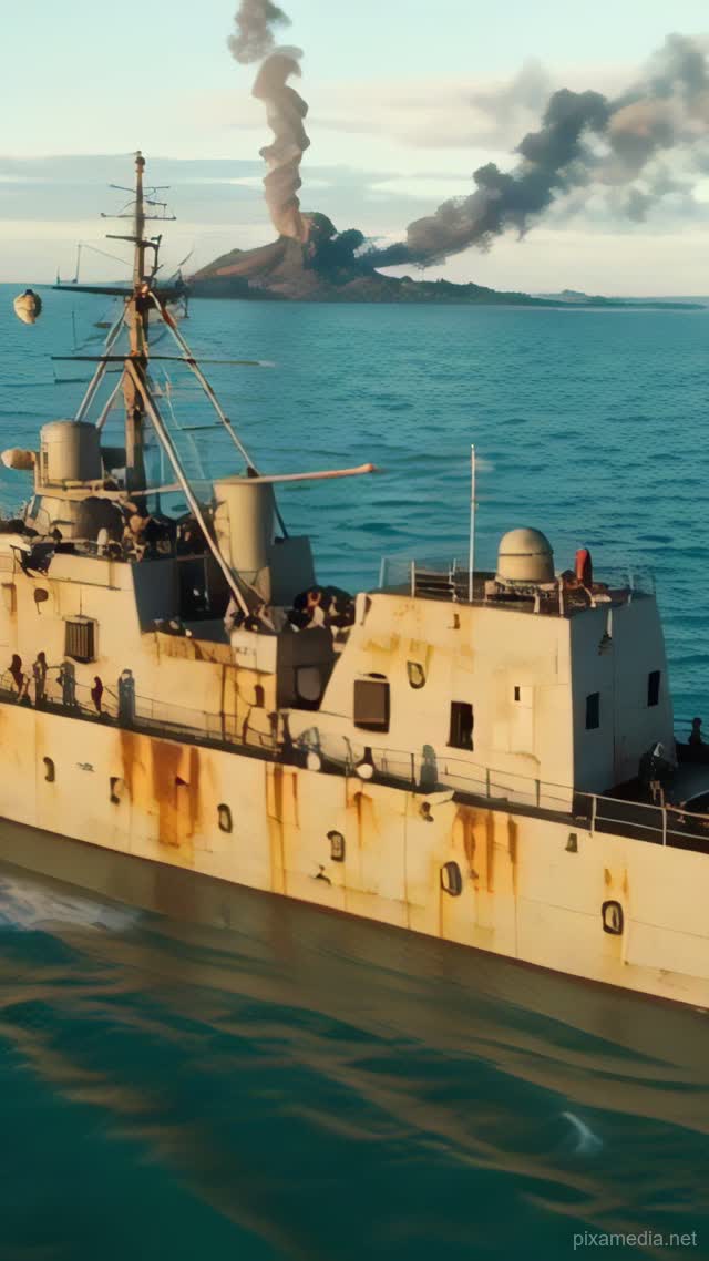 Steel Leviathan of the Pacific - War & Military AI stock
